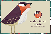 Ophelia Grain Vector Brushes, a Brush Add-On by Craftrick (Thumbnail 7 of 7)