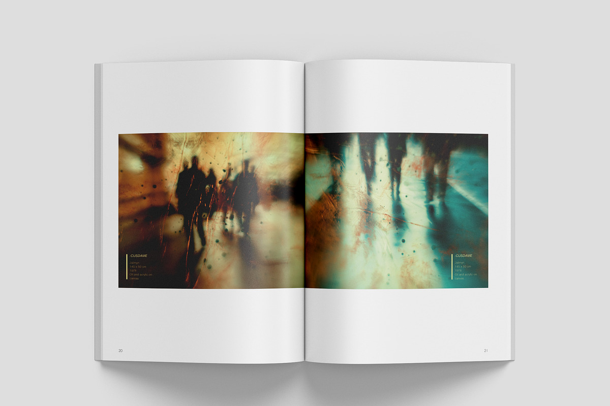 A4 Art Exhibition Catalog, a Brochure Template by Bookrak Graphic Design (Photo 11 of 14)