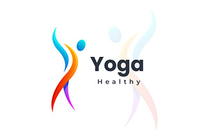 Happy Healthy People Yoga Logo