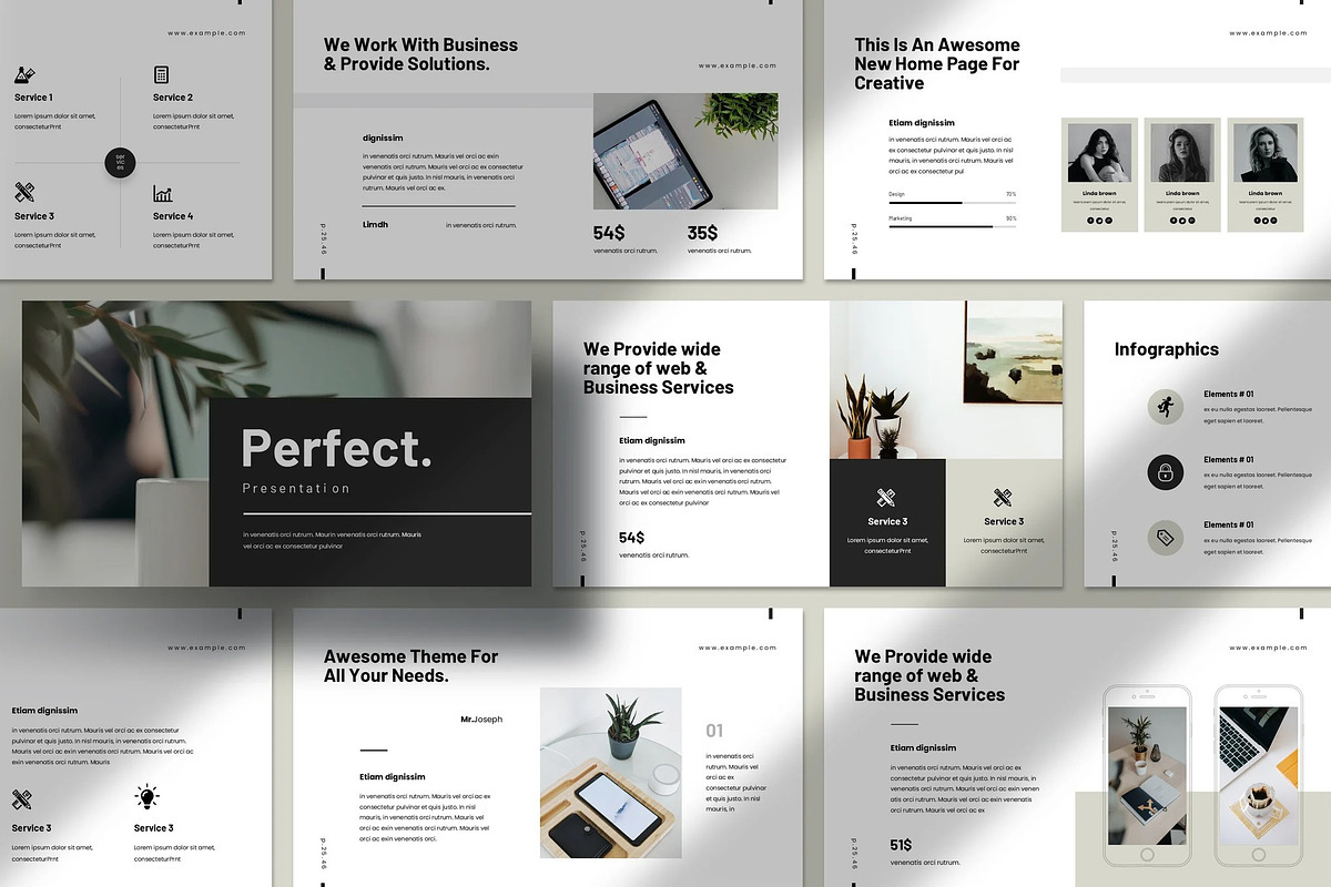 Perfect Google Slide Presentation, a Presentation Template by Fit-tee (Photo 1 of 9)