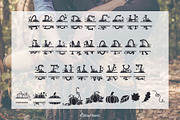 Fall Leaves - Split Monogram Font, a Font by DreamONprints (Thumbnail 3 of 4)