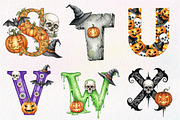 Halloween Alphabet Sublimation, an Illustration by Dream Creation (Thumbnail 6 of 6)