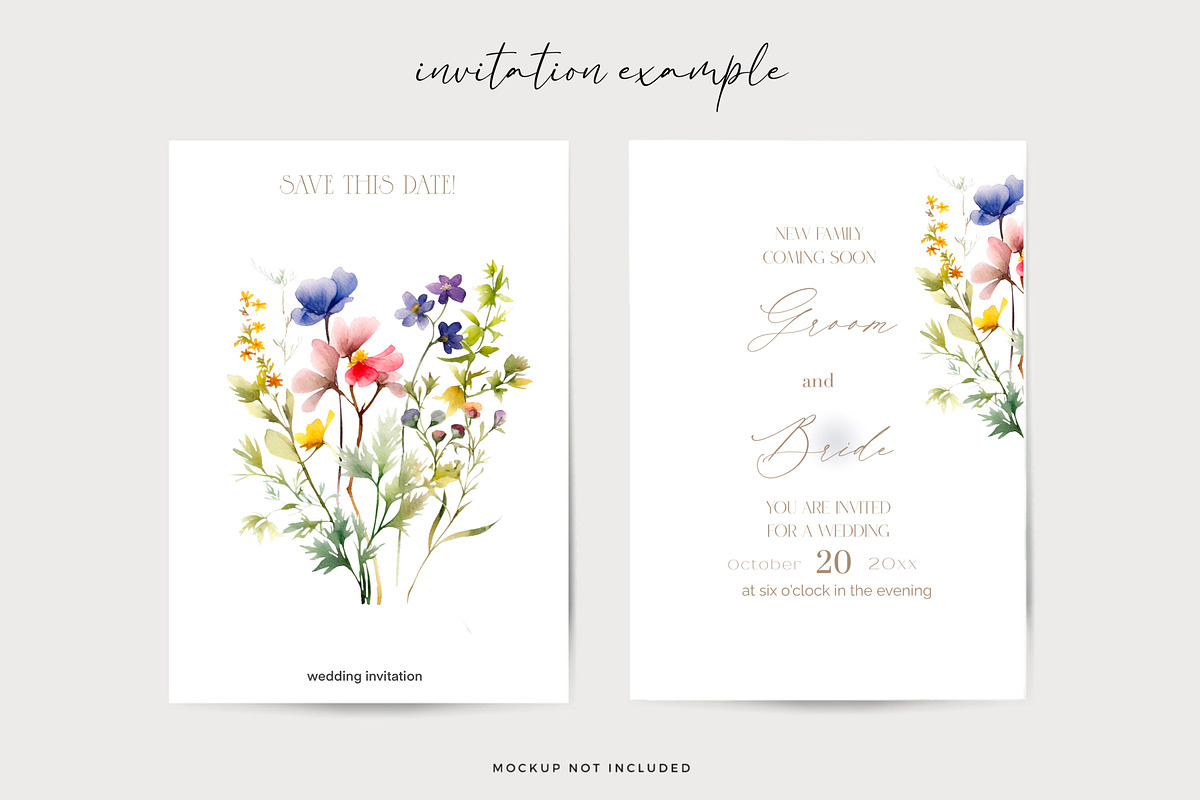 Tenderness, Delicate wildflowers, a Decorative Illustration by Hello My Print (Photo 9 of 10)