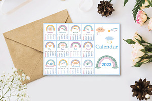 Boho Style Calendar For 2022