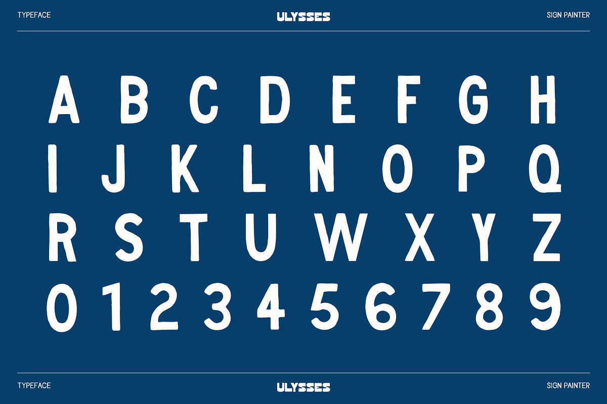 Sign Painter Sans, a Font by Ulysses Design Co (Photo 4 of 12)
