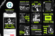 Basketball Social Media Pack, a Social Media Template by Geelator Studio (Thumbnail 2 of 5)