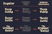 Cendolia - Groovy Retro Font, a Serif Font by Say Studio (Thumbnail 5 of 13)