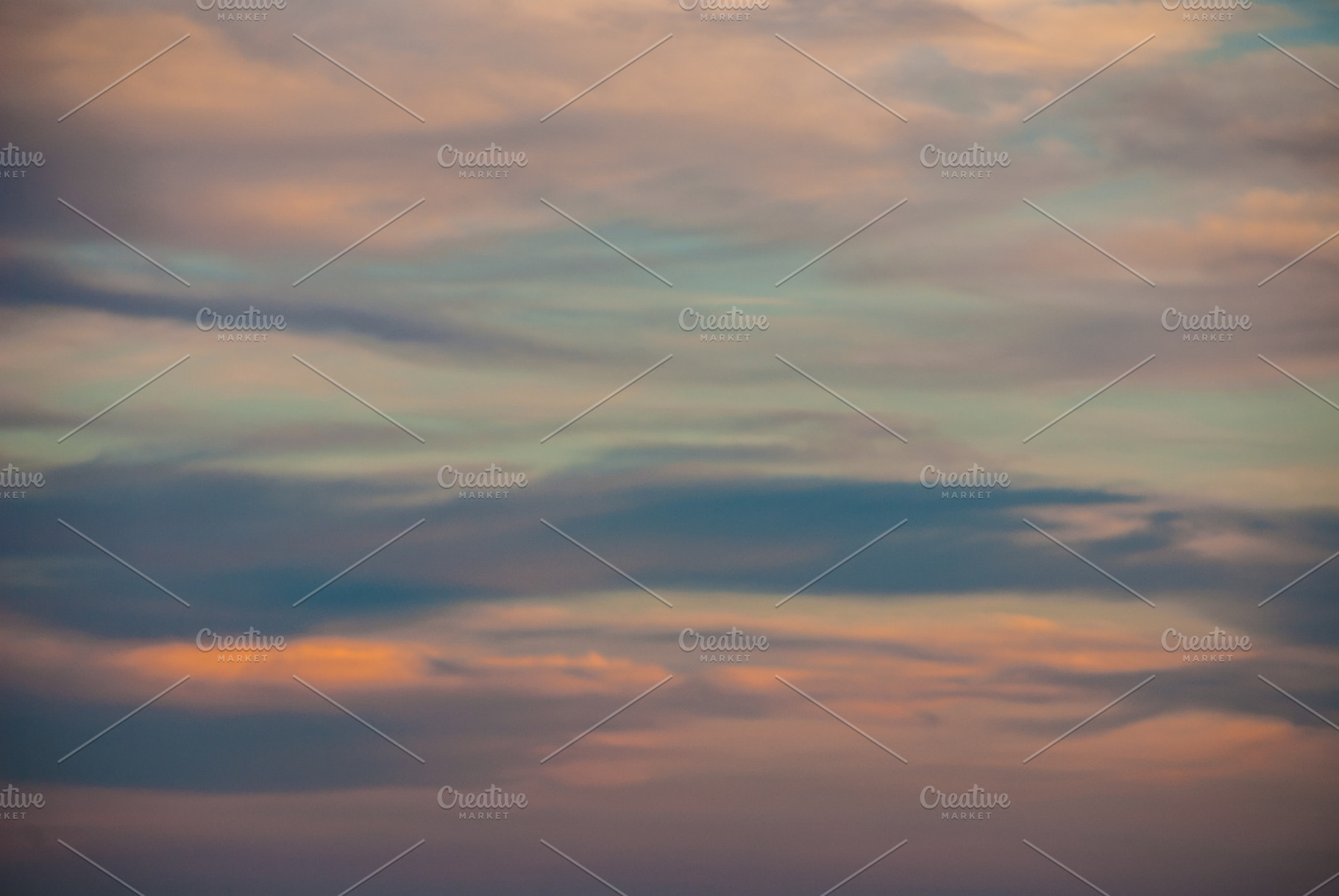 Sky in the blue hour featuring abstract, attractive, and background, a Nature Photo by ChristianThür Photography