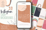 Instagram STORY Template BACKGROUND, a Social Media Template by PATRICIA SODRÉ © (Thumbnail 1 of 2)