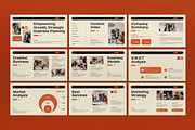 Cream Orange Business Plan Keynote, a Presentation Template by graphicook (Thumbnail 2 of 4)