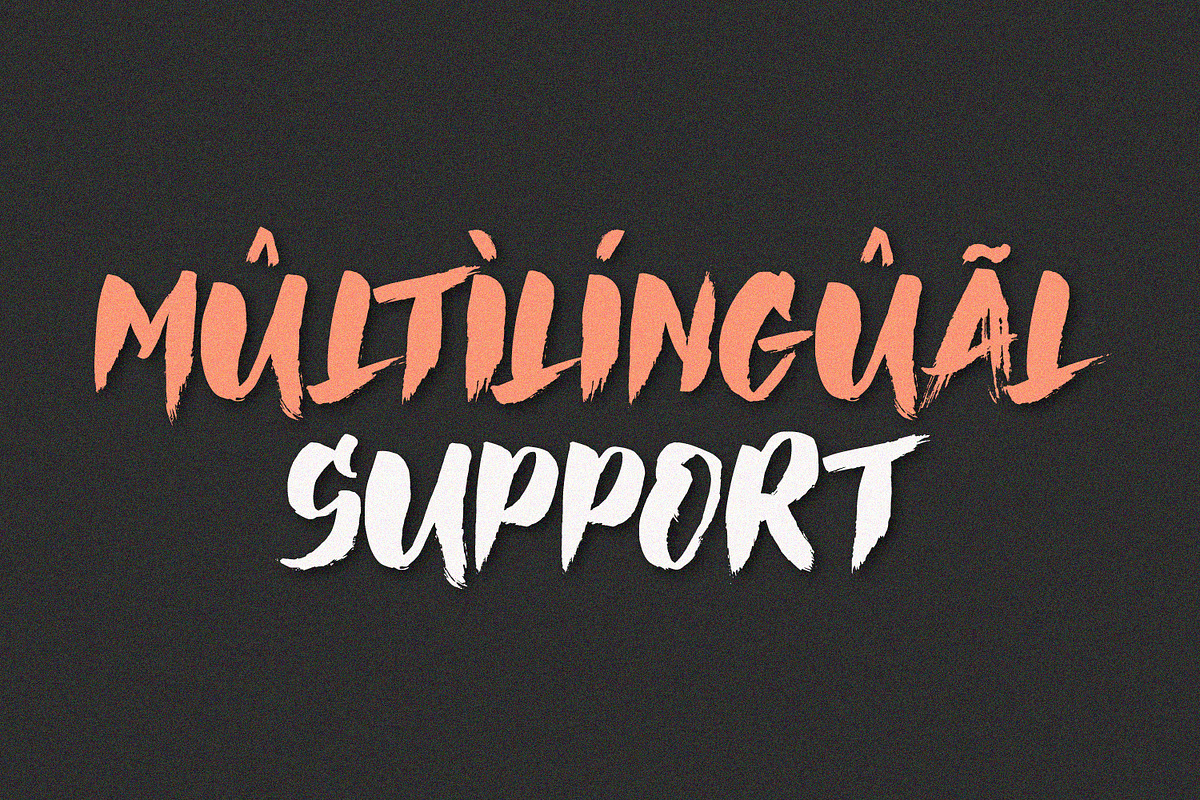 Hai Brush Font preview 8