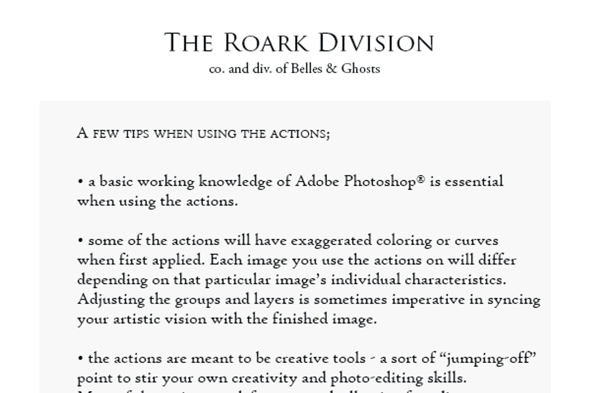 Silver Screen Photoshop Action, an Action Add-On by The Roark Division (Photo 5 of 5)