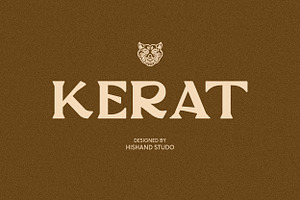 Kerat Serif Font