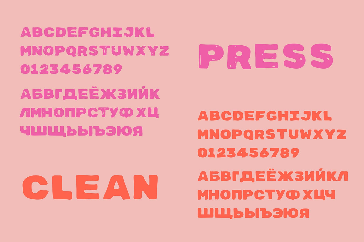 SA Candy Press Retro Display Font, a Sans Serif Font by Artcoast Std. (Photo 3 of 7)