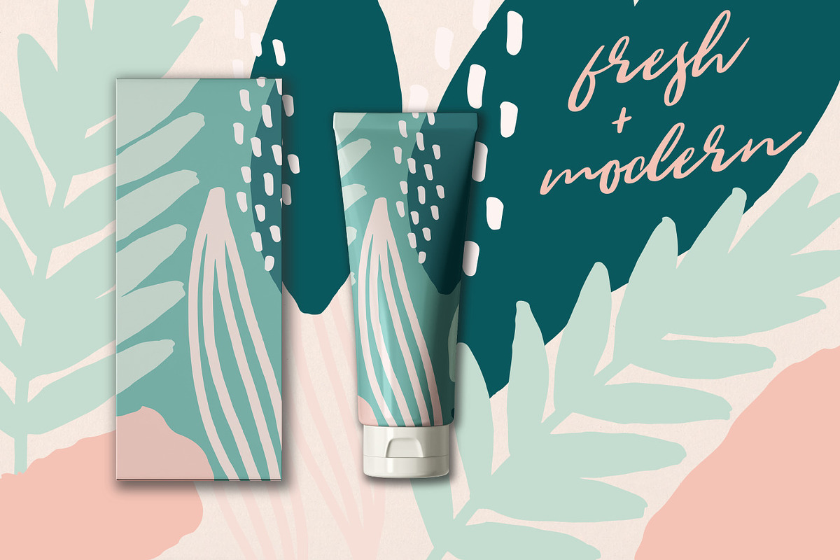 Spring Mood | Patterns + Elements, a Pattern Graphic by Studio Fevrier (Photo 2 of 9)