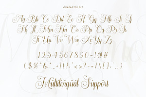 Morgalino - Wedding Script Font