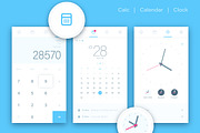 Flat UI Pack 1, an iPhone Mockup by Vectorminator (Thumbnail 5 of 20)
