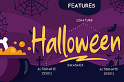 Ghostily Spooky Halloween Typeface, a Sans Serif Font by Creatype Studio (Thumbnail 4 of 9)