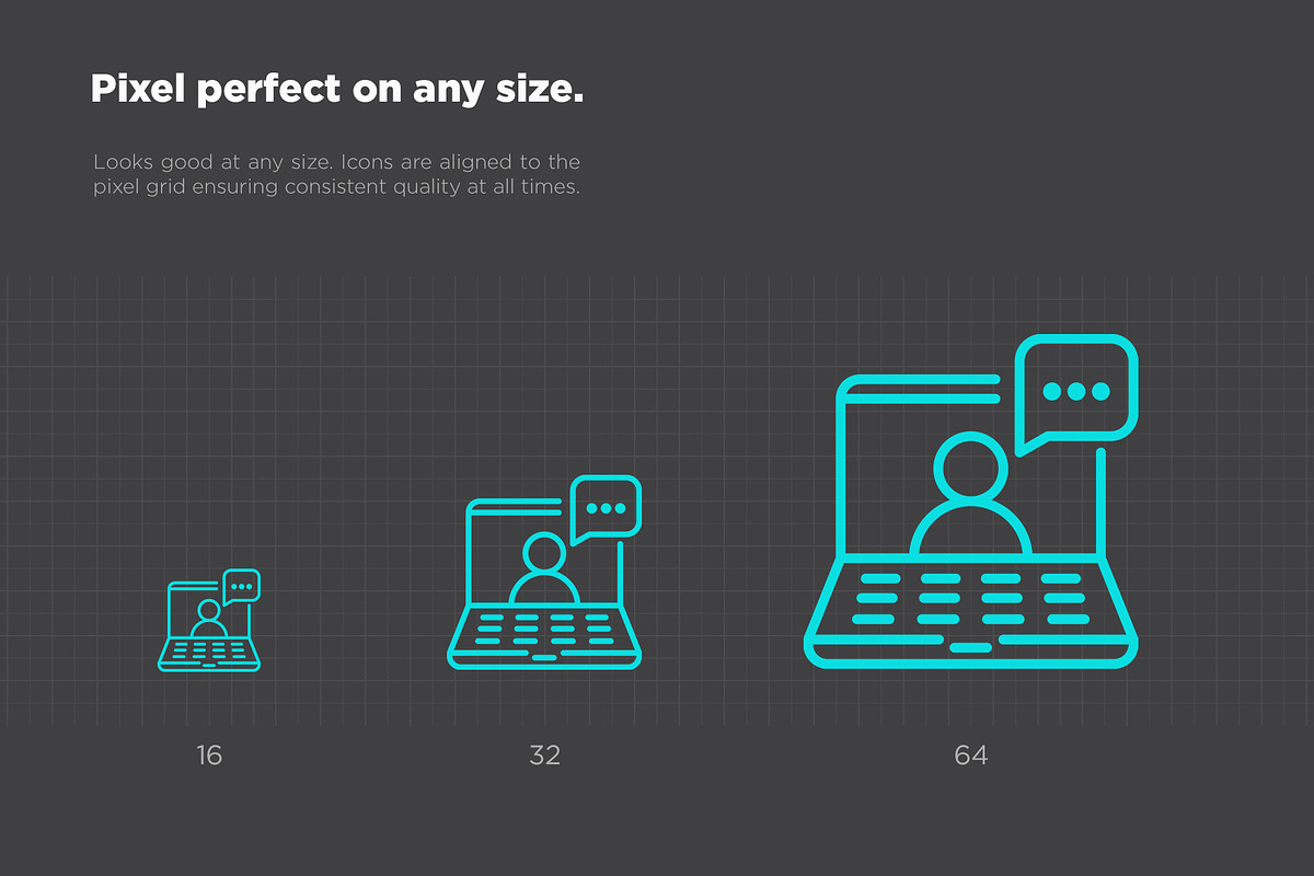 Work From Home  | 16 Thin Line Icons, an Outline Icon by Alex Blogoodf (Photo 4 of 15)