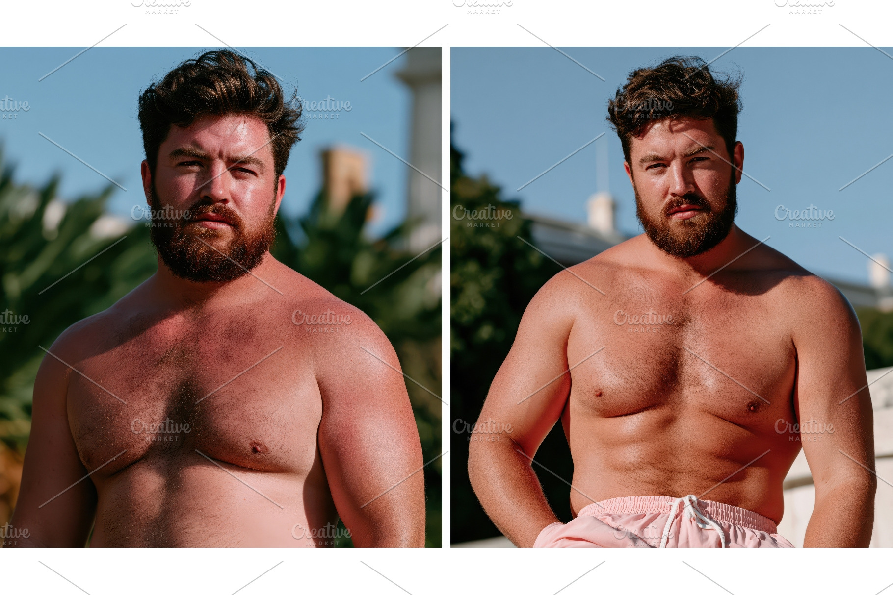 Man shows transformation in weight, a Nature Photo by Lermont51