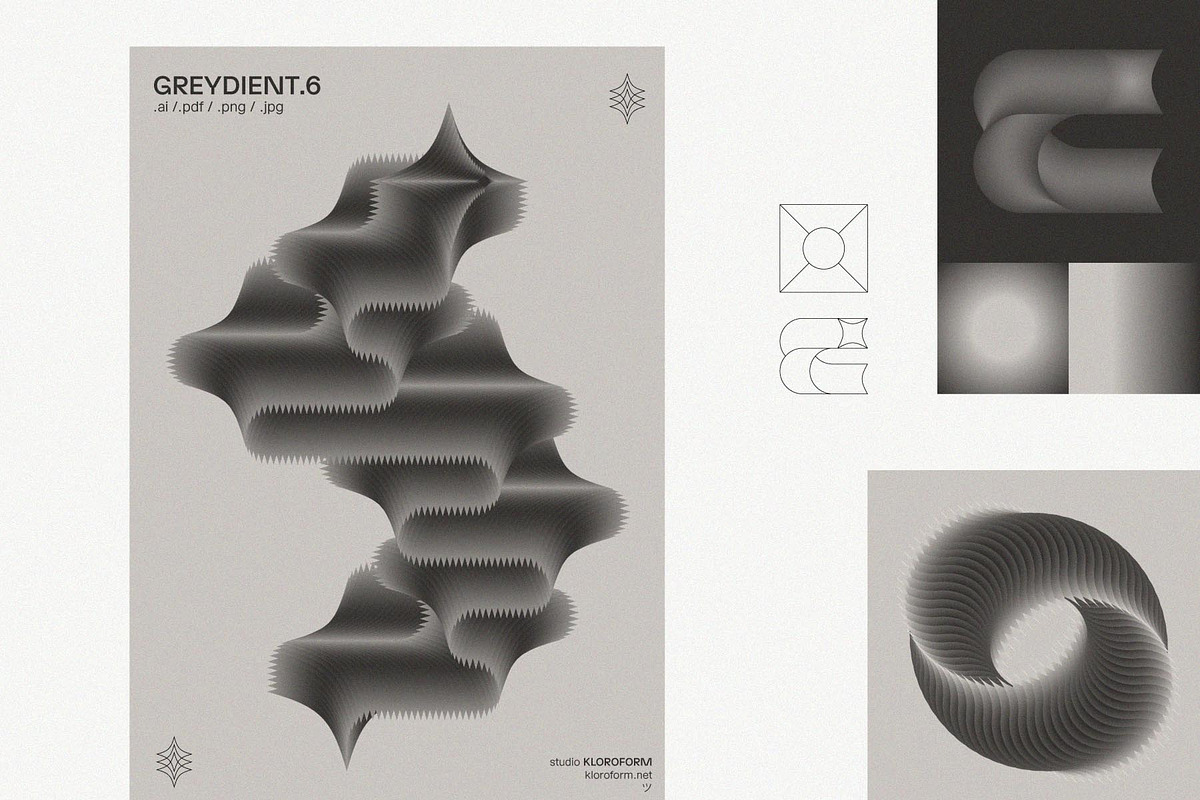 Greydient 6, an Object Graphic by kloroform (Photo 13 of 14)