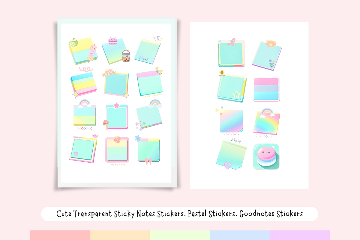 PLR Resell Digital Sticky Notes, a Stationery Template by Tas Creative Studio (Photo 4 of 7)