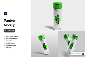 Tumbler Mockup, a Merchandise Mockup by SLAB! Design