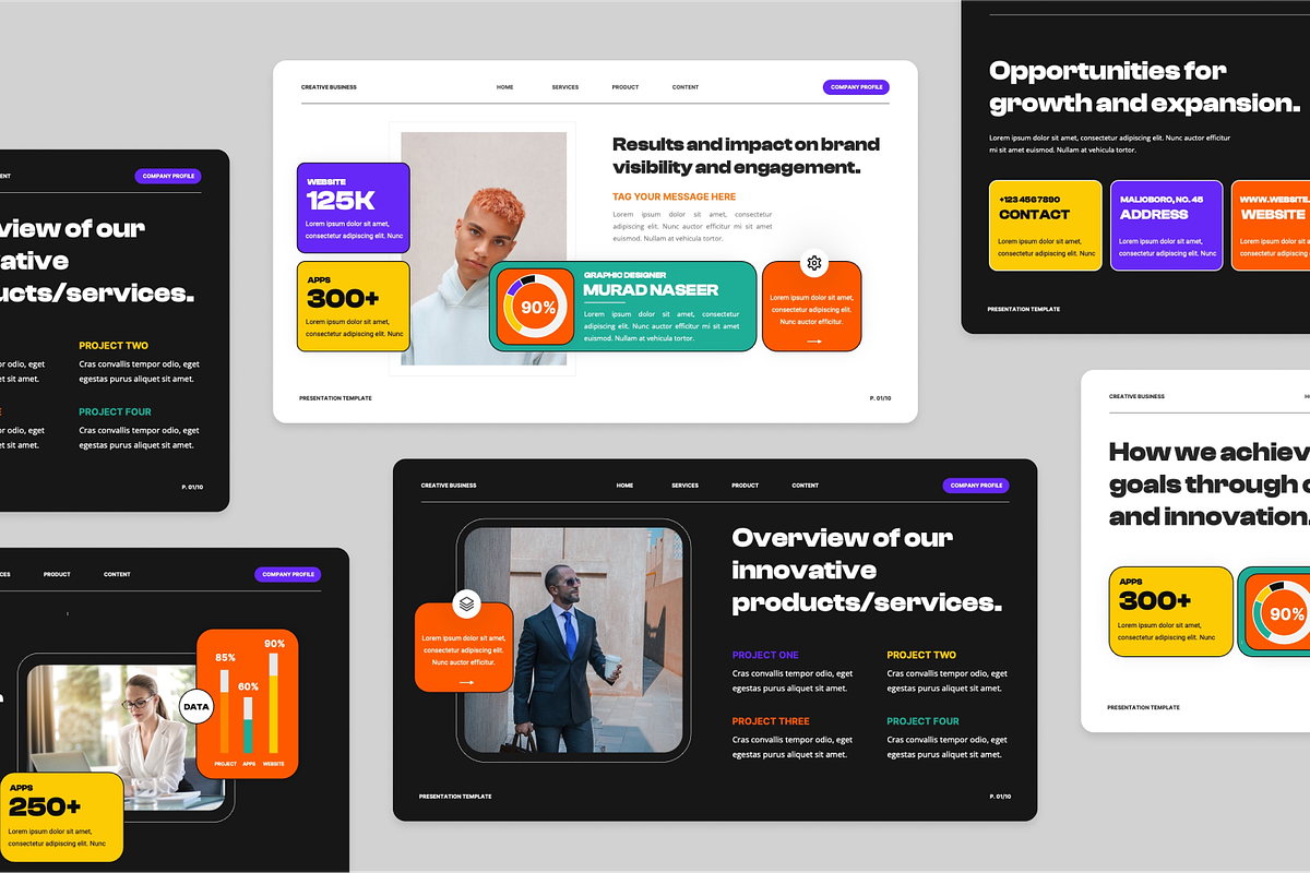 Creative Business Company Keynote, a Presentation Template by Annora Studio (Photo 4 of 5)