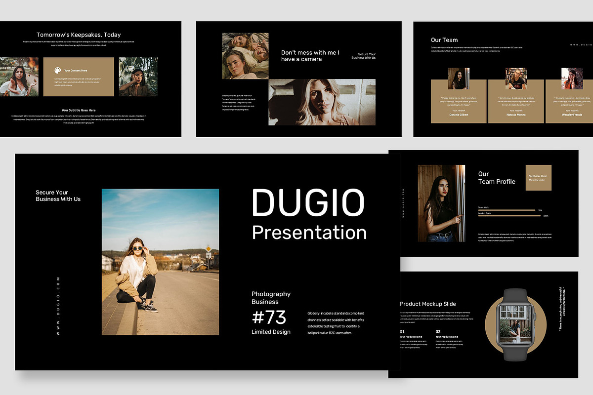 Dugio : Photo Business Keynote, a Presentation Template by Punkl Camp (Photo 1 of 9)