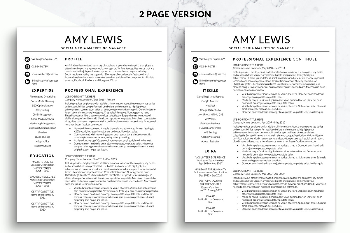 Professional Resume Template in Word, a Resume Template by BestResumes.Co (Photo 2 of 7)