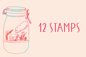 Jar Stamps For Procreate