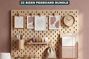 22 Size Pegboard Bundle Laser Cut, a Graphic by AtacanDigital (Thumbnail 7 of 8)