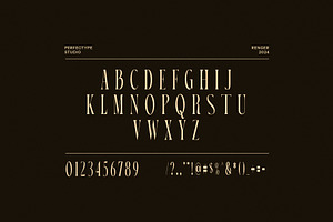 Renger Elegant Serif Font