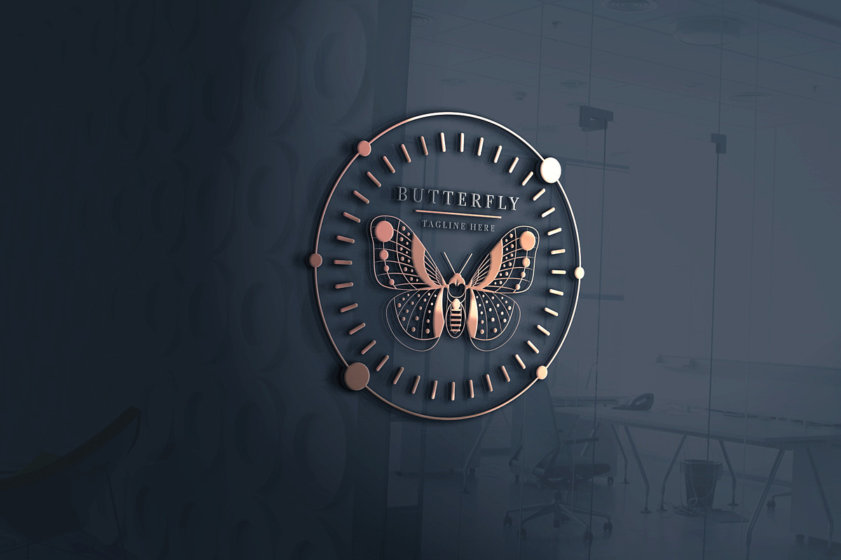 Line Butterfly Pro Logo, a Branding & Logo Template by Design_Planet (Photo 3 of 3)