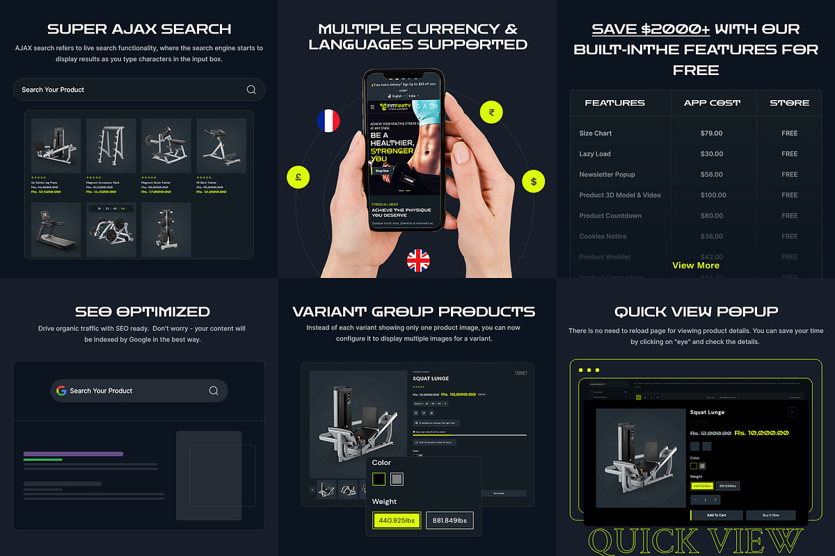 Gym Body Fitness | Shopify Theme, a Shopify Template by LogicGo Shopify Experts (Photo 4 of 5)