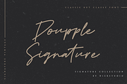 Doupple Signature, a Script Font by Dierstudio (Thumbnail 1 of 6)