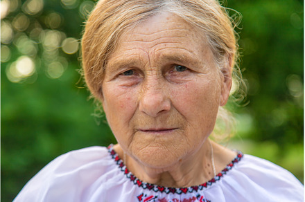 Portrait of an old woman in the, a Person Photo by yanadjana