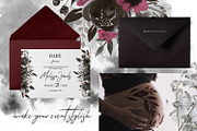 Floral Ink Hand Painted Collection, an Illustration by Kate Galunga Artstore (Thumbnail 4 of 11)