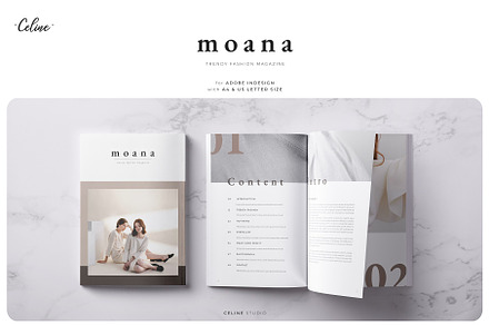 MOANA Fashion Magazine Template
