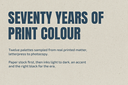 Decade Print Series Palettes, a Palette Add-On by Rebus Illustration (Thumbnail 2 of 5)
