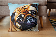 Template, Pug Puppy, a Stationery Template by Boho Pixel Dust (Thumbnail 2 of 5)