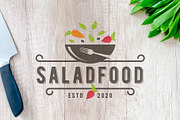 Salad Food Logo Template, a Branding & Logo Template by vectorwithin (Thumbnail 2 of 3)