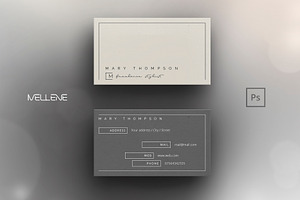 Business Card template for Photoshop