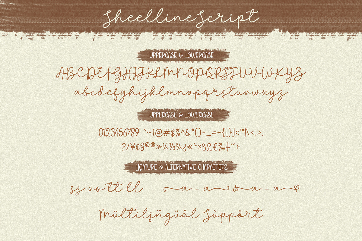 Sheenline - Cute Monoline Font Duo, a Script Font by Beautypes (Photo 7 of 9)