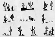Cactus Silhouette SVG, an Object Illustration by newminddesign (Thumbnail 1 of 3)
