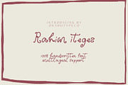 Rahim Itegez, a Handwritten Font by Alexander Tiunov (Thumbnail 1 of 7)