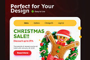 Gingerbread Man 3D Icons, a Characters & Person 3D Model by Rakata Studio (Thumbnail 4 of 7)