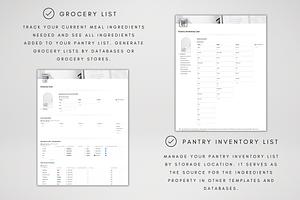 Digital Meal & Nutrition Planner