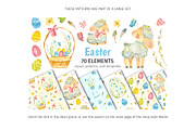 Easter Seamless Pattern, Cute Sheep, a Pattern Graphic by Valin Malin (Thumbnail 8 of 8)