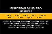 European Sans Pro - 30% SAVE, a Sans Serif Font by BULENT YUKSEL (Thumbnail 7 of 12)